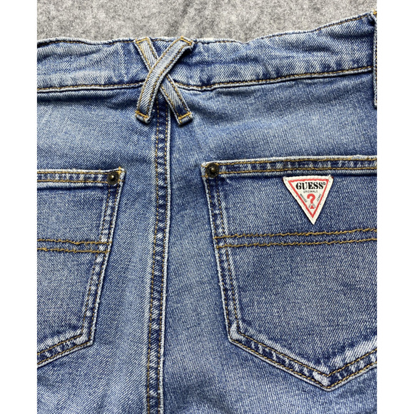 Guess Originals Jeans Womens 25 Blue Carpenter Pant GO Deep Blue Wash Denim - Picture 14 of 16